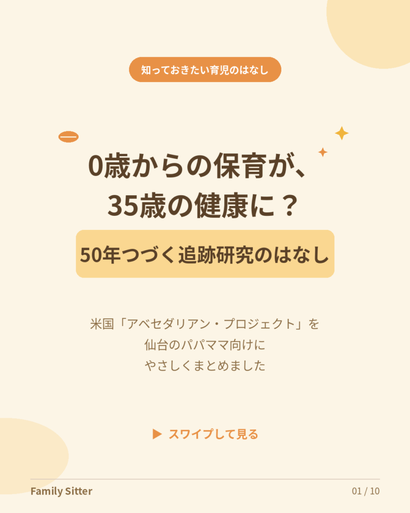 0歳からの"ことば遊び"が、35歳の血圧に届いていた ― 50年つづく追跡研究「アベセダリアン・プロジェクト」が教えてくれること